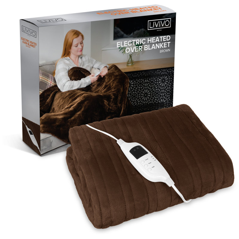 LIVIVO Heated Electric Blanket Wayfair.co.uk